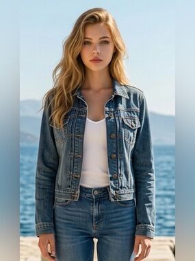 1969 Gap Women Jacket Jeans Size S Used